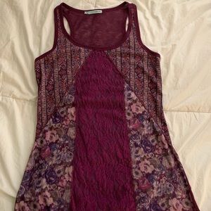 Floral print tank top